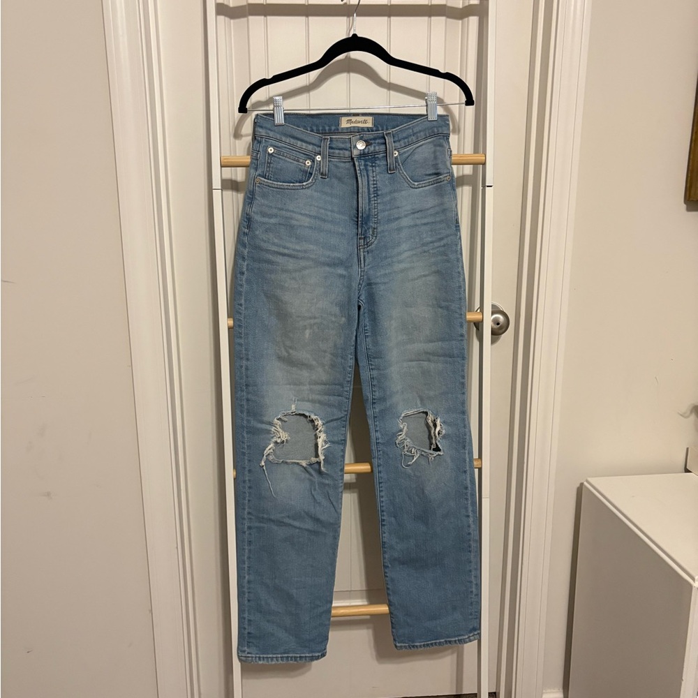 Madewell Light Blue Denim Straight Leg